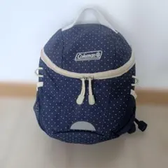Coleman キッズ リュック ドット柄 ネイビーのサムネイル