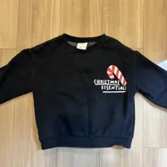 ZARA ZARA kids 黒 BLACK トレーナー クリスマス 冬