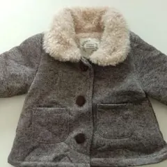 グレー ヘリンボーン柄 アウター