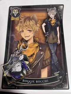 ツイステ　ラギー　クリアビジュアルポスター　アクリルキーホルダー