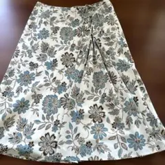 ensuite フラワープリント フレアスカート サイズ2