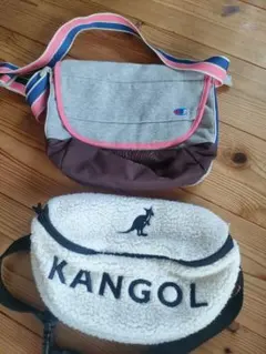 KANGOL チャンピオン　バッグ　2点セット　Champion　カンゴールのサムネイル