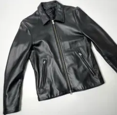 羊革　TAKEO KIKUCHI タケオキクチ　レザージャケット M ライダース