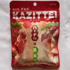 ロッテ カジッテ KAZITTE! ストロベリー&ピーチ 1個 80g