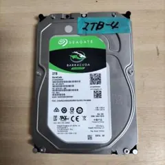 2TB‐4　2TB Seagate BarraCuda HDD