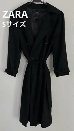 ZARA woman トレンチコート　ブラックのサムネイル
