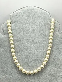 本真珠silverネックレス　8.5mm パール　真珠