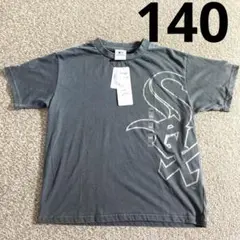 MLB グレー Tシャツ 140 淡黒