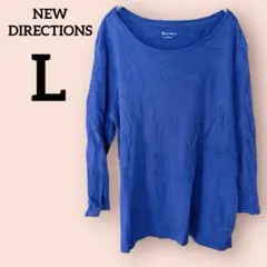 希少✨NEW DIRECTIONS 【L】ニューダイレクションズ紺色長袖Tシャツ