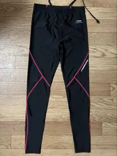 TIGORA ストレッチランニングパンツ S/M ブラック/ピンク