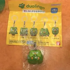 duolingo デュオリンゴ　めじるしアクセサリー ガチャ シワシワデュオ