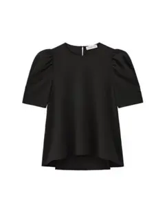 極美品✨アベニールエトワール ティアードフリルブラウス　チュニック　黒 極美品✨アベニールエトワール ティアードフリルブラウス