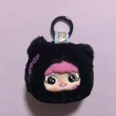 yaya キーホルダー mimi ブラック ピンク