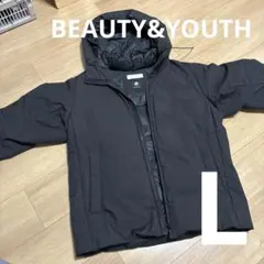 BEAUTY&YOUTH ダウン　ダブルジップ　L