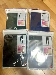 ユニクロ　HEATTECH ヒートテック　ハイネックタイツ　4セット Lサイズ