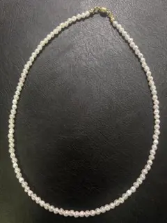 45cm パールネックレス ゴールドクラスプ