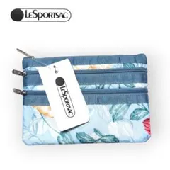 LeSportsac 花柄ポーチ 3ポケット 未使用タグ付き