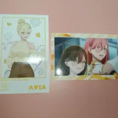 【2.5次元の誘惑】まねきねこコラボフォトカード 喜咲アリア&アリエル セット