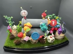 ピクミン フィギュア コンプリートジオラマ　ディスプレイケース付き　チョコエッグ