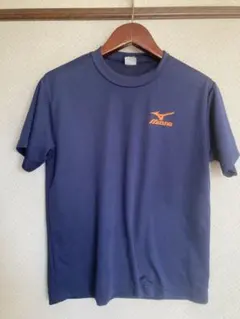 Mizuno ネイビー Tシャツ ロゴ入り