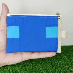 勝負服風ミニファスナーポーチ　レモンポップ　本体カラー：ダート　推し馬