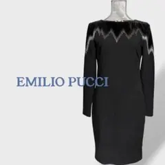 新品★EMILIO PUCCI 長袖ひざ丈ワンピース EMILIO PUCCI シャツワンピース 【公式通販】