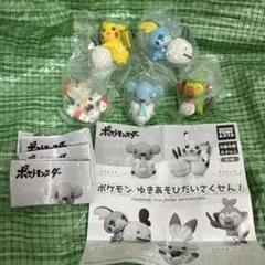 ポケモン　ゆきあそびだいさくせん　フィギュア　ガチャ　雪遊び大作戦　全5種セット