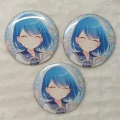 プロセカ　桐谷遥　グリッター缶バッジ　9b