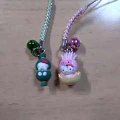 新潟限定　ハローキティのストラップ