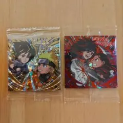 NARUTO シールウエハース ナルトVSサスケ CR マダラVS柱間 CR