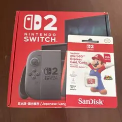 Nintendo Switch 2 + 256GB SanDiskSDカード
