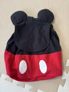 ミッキーマウス　リュック 黒赤