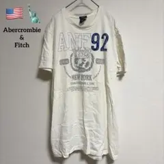 【希少・ビンテージ】アバクロンビー&フィッチ A&F 92 Tシャツ 白 XL
