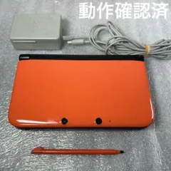【動作品】ニンテンドー3DS LL リミテッドパック限定 本体オレンジ×ブラック