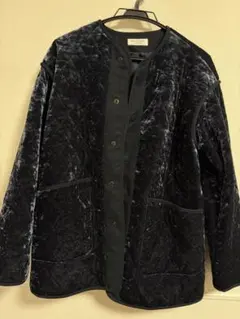 専用 新品Sara Mallika】 ビーズ ベルベット キルティング ベスト