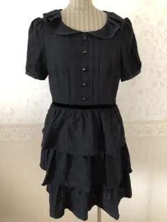DOLLY GIRL BY ANNA SUI 半袖 ワンピース ブラックのサムネイル