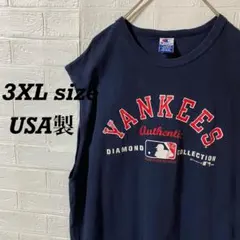 チャンピオン×MLB 90s USA製　ヤンキース　超オーバーサイズタンクトップのサムネイル
