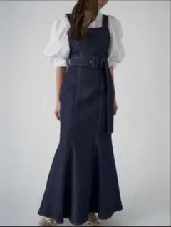 スナイデル snidel コルセットマーメイドジャンスカート ワンピース