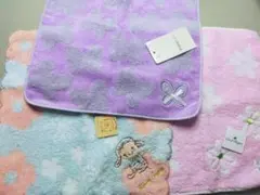 courreges タオルセット 蝶と花デザイン