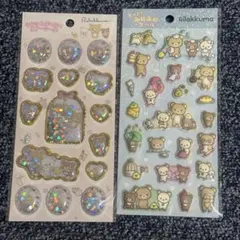 新品 未使用 リラックマ もっと！ふにふにシール ぷくぷくエアーシール