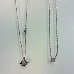 シルバーネックレス 2点