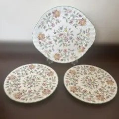 Minton Haddon Hall ミントン大皿とケーキ プレート 2枚セットのサムネイル
