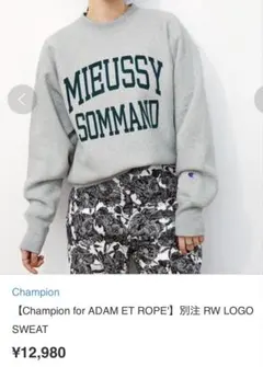 Champion 別注 RW LOGO SWEAT チャンピオン