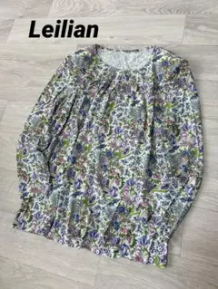 Leilian レリアン 花柄 カットソー 11