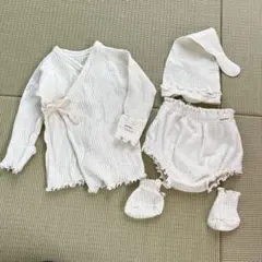 peekaboo ロンパースブルマ 新生児 ベビードレスセット 定価5270円