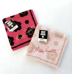 エビ様専用【 新品 未使用 タグ付】 MARY QUANT タオルハンカチ2枚②
