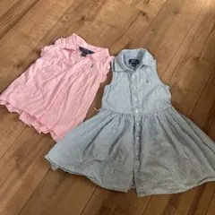 Polo Ralph Lauren ノースリーブ デニムワンピース 90 2Tのサムネイル
