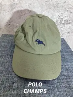 ✨POLO CHAMPS キャップ　帽子　ゴルフキャップ　刺繍ロゴ　メンズ