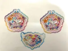 ナムコ限定 映画プリキュアオールスターズF ホロステッカー 3枚（ダブり含む）