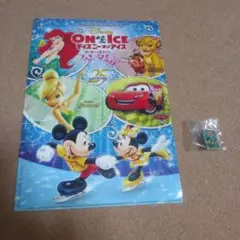 Disney On Ice 日本25周年 記念セット クリアファイル ピンバッジ